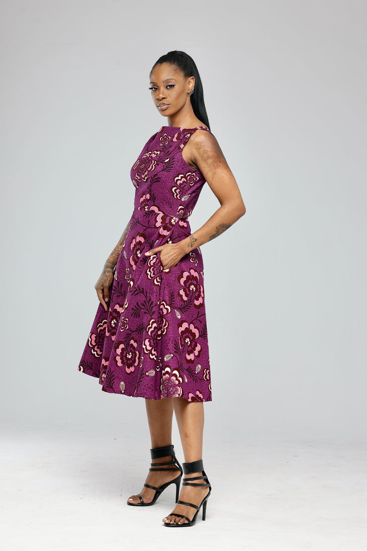 Okemesi African Print Dress
