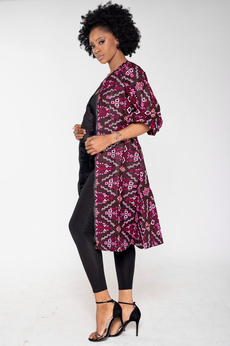 Ami African Print Jacket Dress - Ray Darten