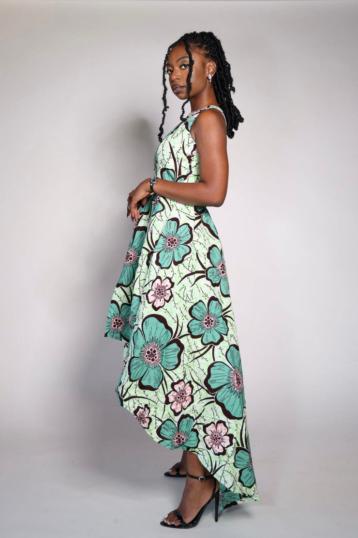 Daniya African Print Dress - Ray Darten
