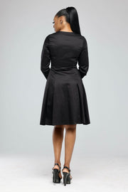 Nifemi Black Jacket Dress - Ray Darten