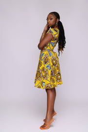 Kolapo African Print Dress - Ray Darten