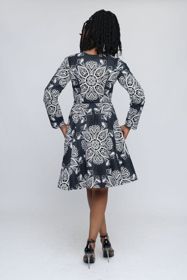 Oge African Print Jacket Dress - Ray Darten