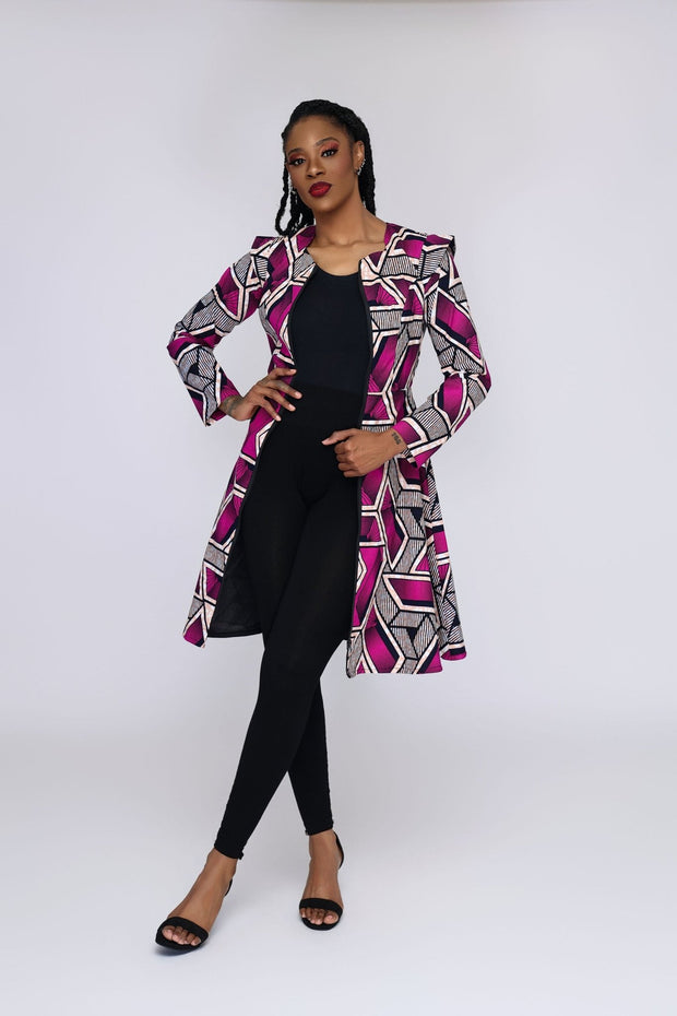 Coker Women’s African Print Jacket Dress - Ray Darten