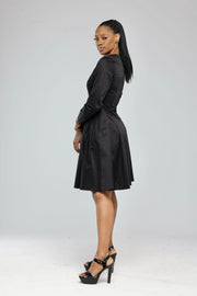 Nifemi Black Jacket Dress - Ray Darten