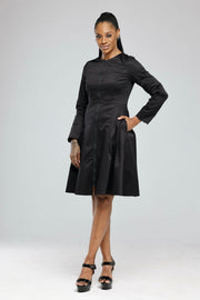 Nifemi Black Jacket Dress - Ray Darten