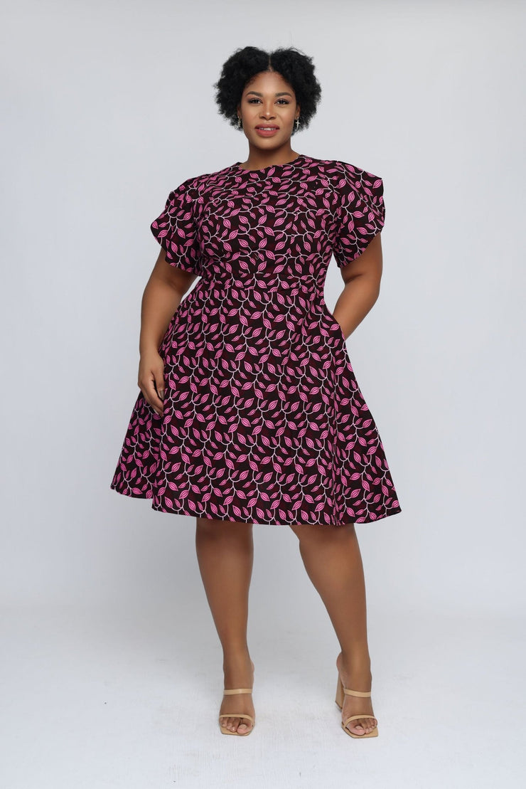 Deola African Print Dress - Ray Darten