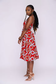 Omoge African Print Dress - Ray Darten