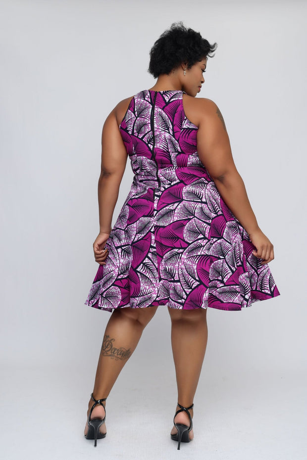 Desta African Print Dress - Ray Darten