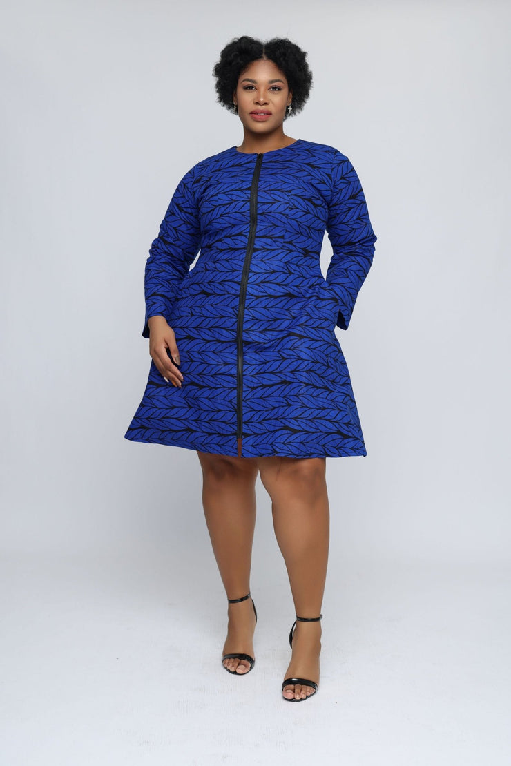 Tooni African Print Jacket Dress - Ray Darten