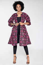 Ami African Print Jacket Dress - Ray Darten