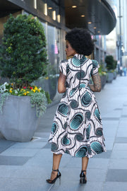 Mokola African Print Dress - Ray Darten