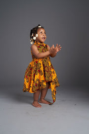 Bunmi African Print Dress - Kids - Ray Darten