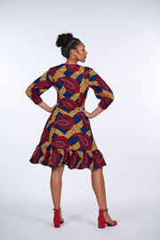 Lonimi African Print Jacket Dress