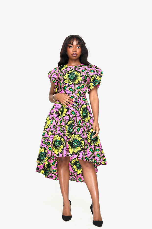 Mimi African Print Dress