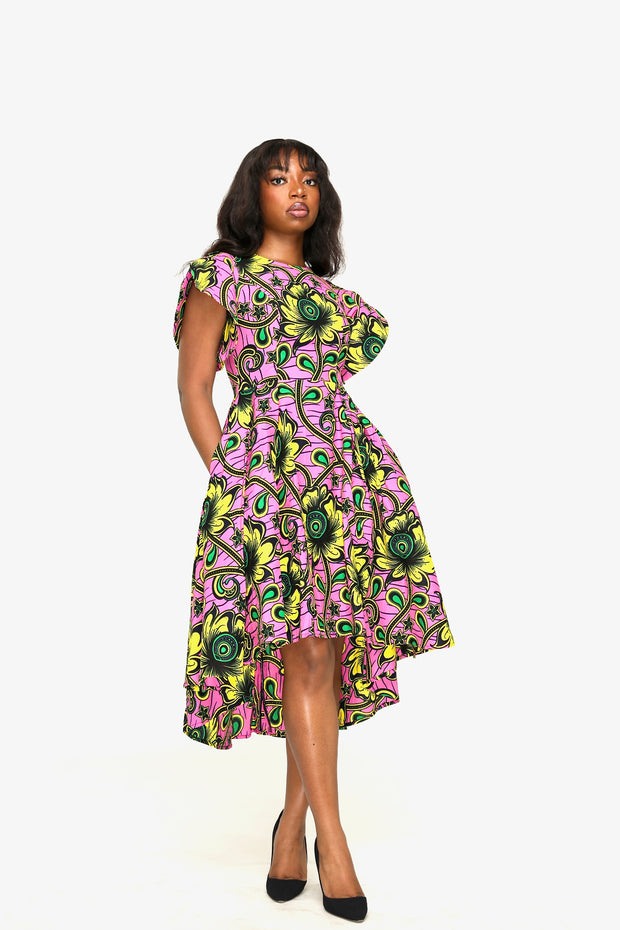 Mimi African Print Dress