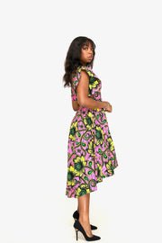 Mimi African Print Dress