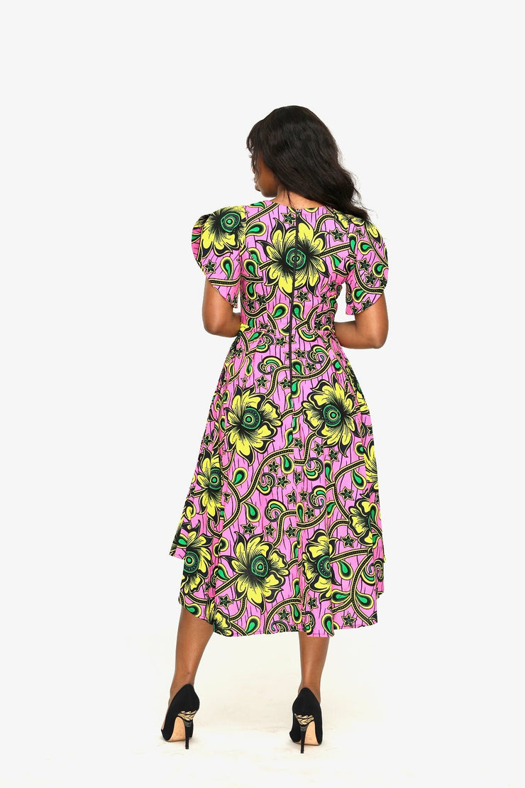 Mimi African Print Dress - Ray Darten