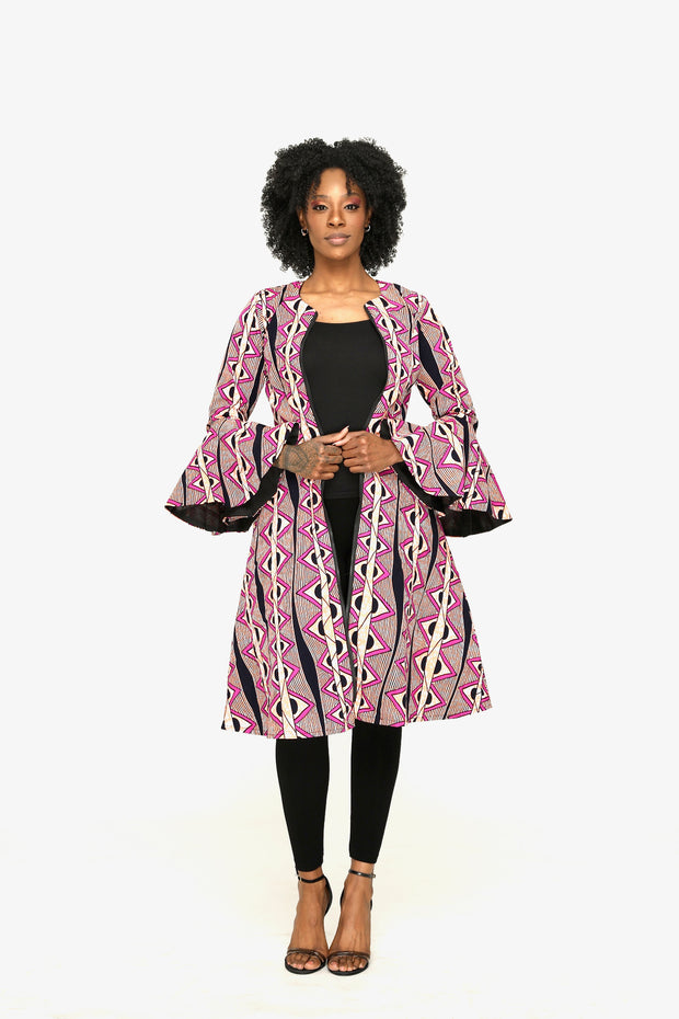 Amaka African Print Jacket Dress