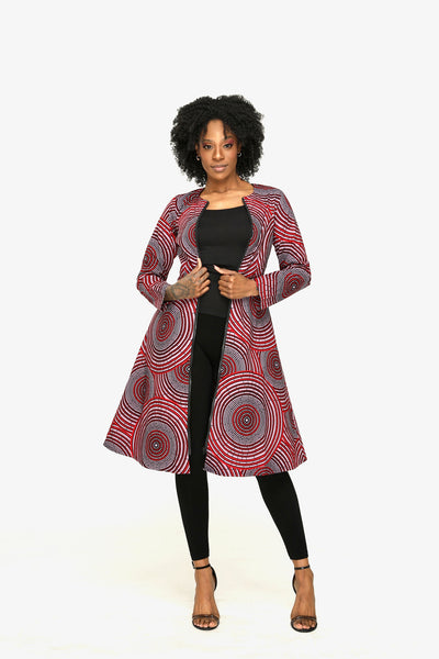 Ireti African Print Jacket Dress