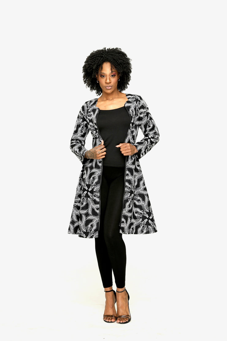 Lami African Print Jacket Dress