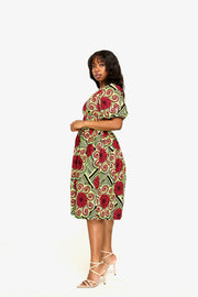 Olomo African Print Dress - Ray Darten