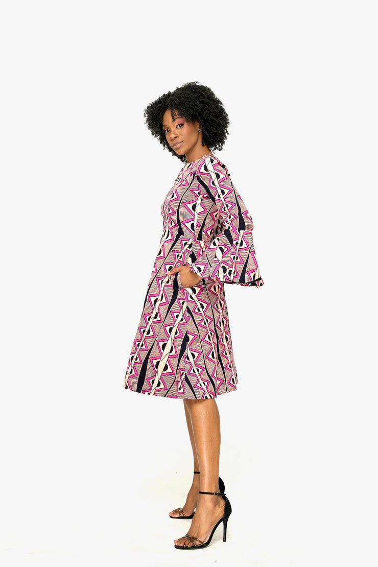 Amaka African Print Jacket Dress - Ray Darten