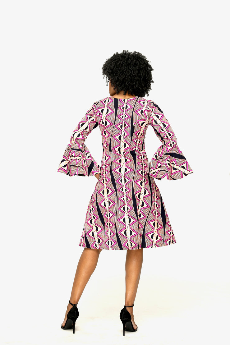 Amaka African Print Jacket Dress - Ray Darten