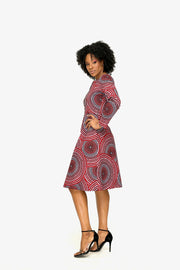 Ireti African Print Jacket Dress