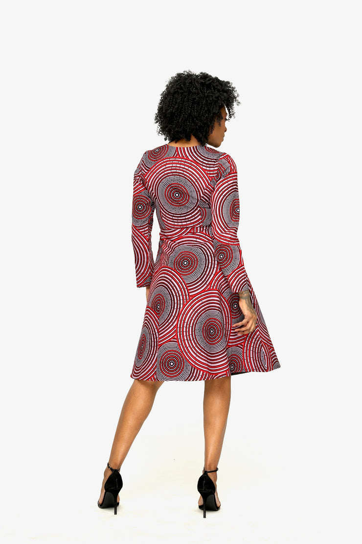 Ireti African Print Jacket Dress