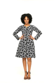 Lami African Print Jacket Dress