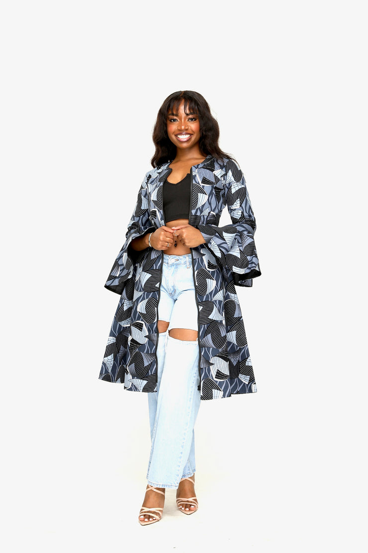 Teni African Print Jacket Dress - Ray Darten