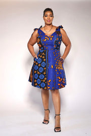 Tojumi African Print Dress - Ray Darten