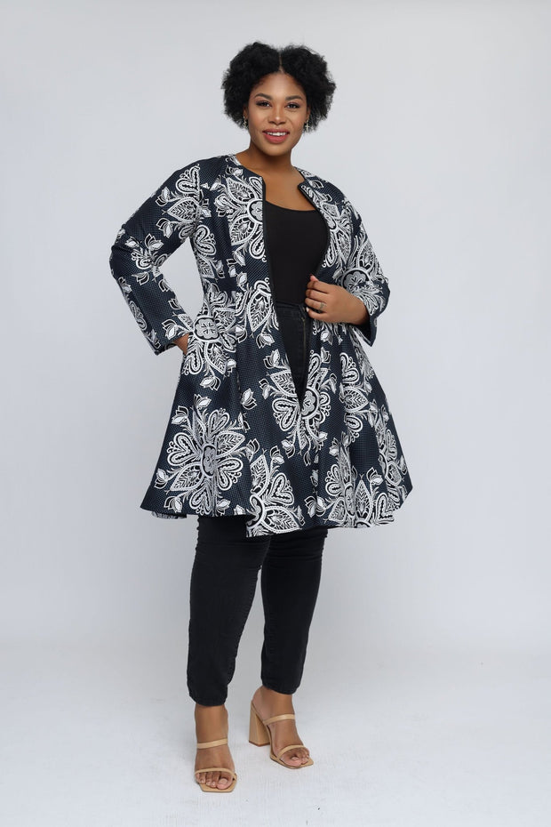 Oge African Print Jacket Dress - Ray Darten