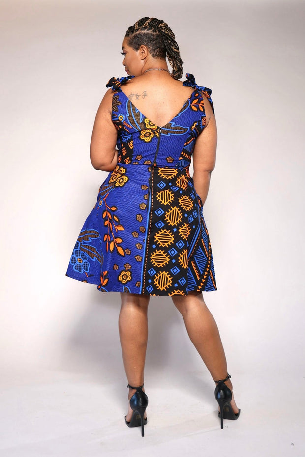 Tojumi African Print Dress - Ray Darten
