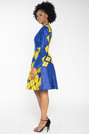 Monotan African Print Jacket Dress - Ray Darten