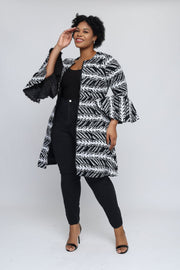 Ponmile African Print Jacket Dress - Ray Darten