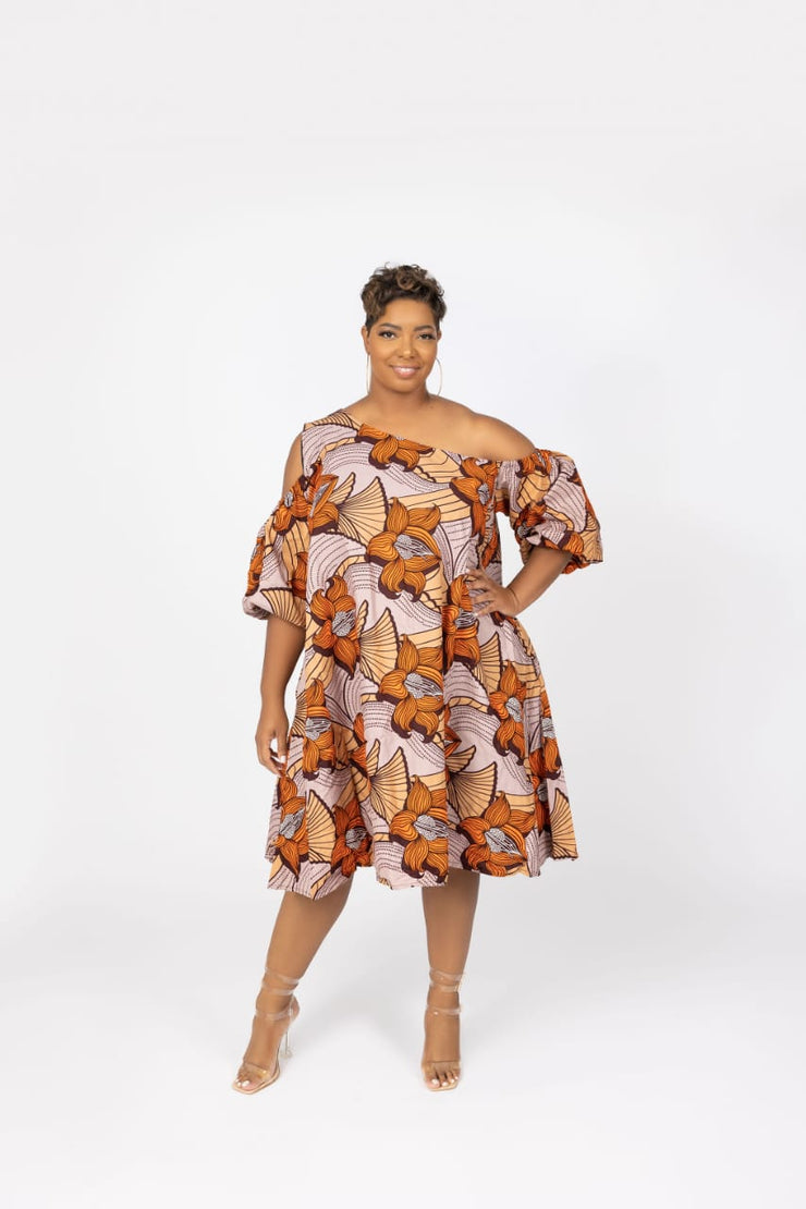 Bimbare African Print Dress
