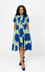 Anoti African Print Dress