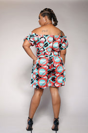 Nola African Print Playsuit