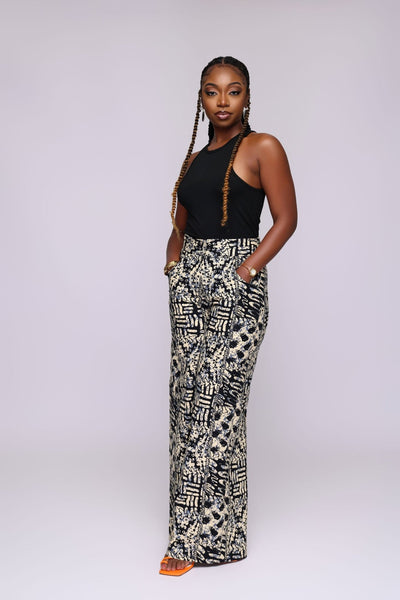 Tana African Print Pants - Ray Darten