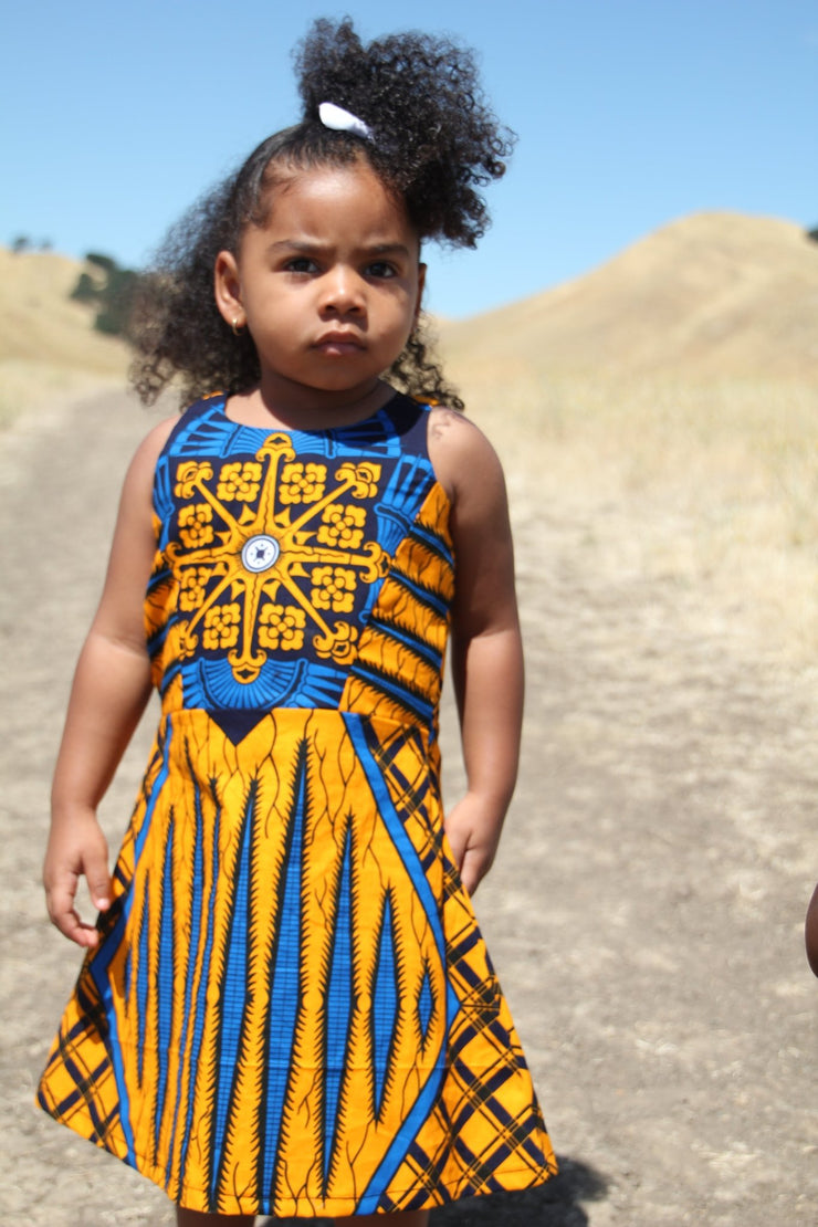 Moremi African Print Baby Dress - Ray Darten