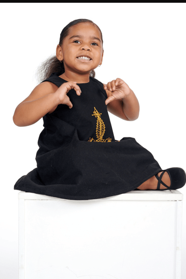 Toye African Embroidered Kids Dress - Ray Darten