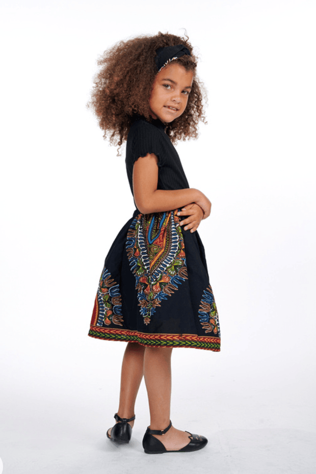 Olori African Print Skirts For Kids - Ray Darten