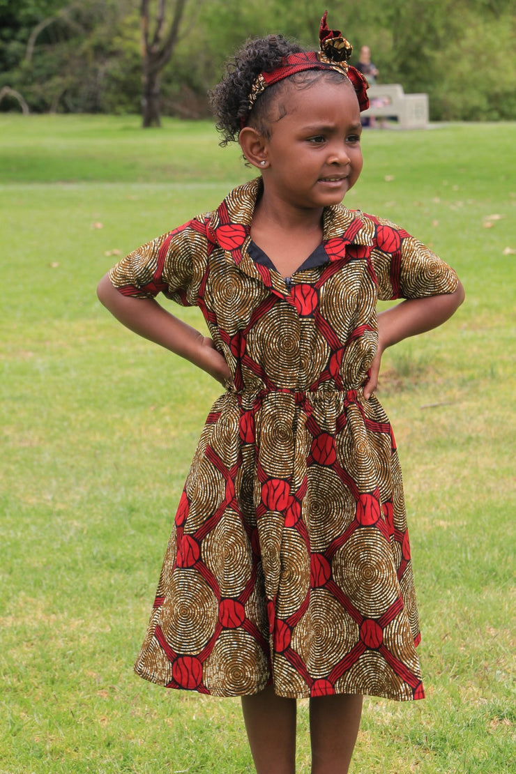 Keji African Print Dress - Kids - Ray Darten