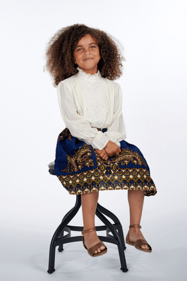 Lami African Print Skirts For Kids - Ray Darten
