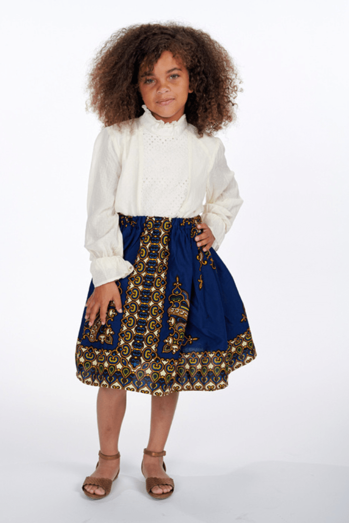 Lami African Print Skirts For Kids - Ray Darten