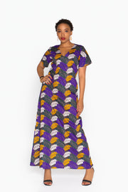 Tireni African Print Kaftan