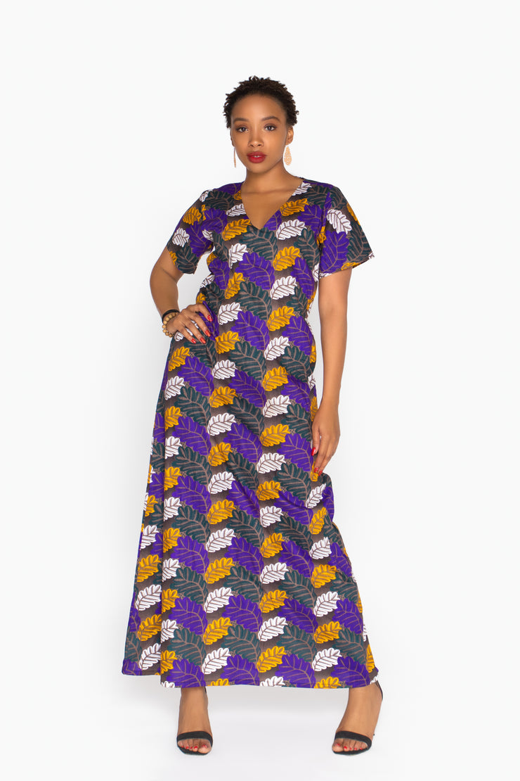 Tireni African Print Kaftan