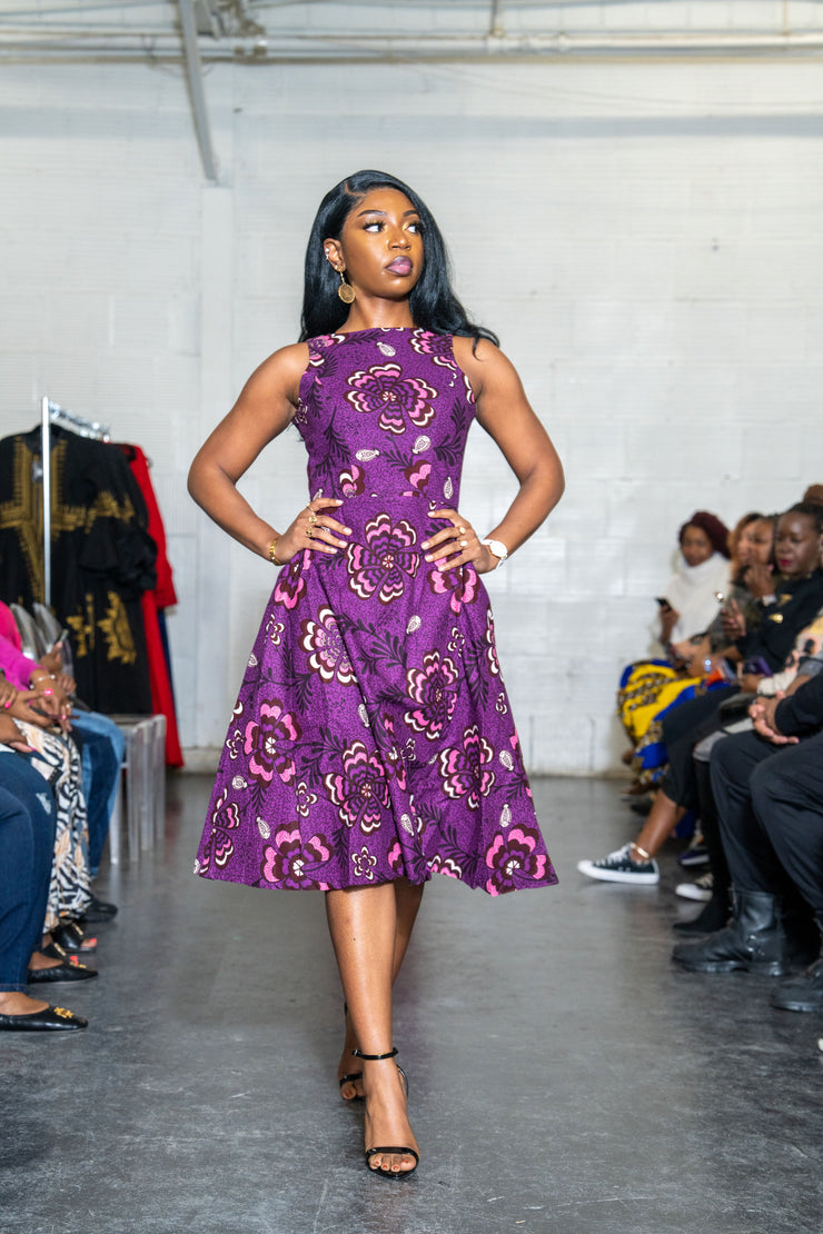 Okemesi African Print Dress