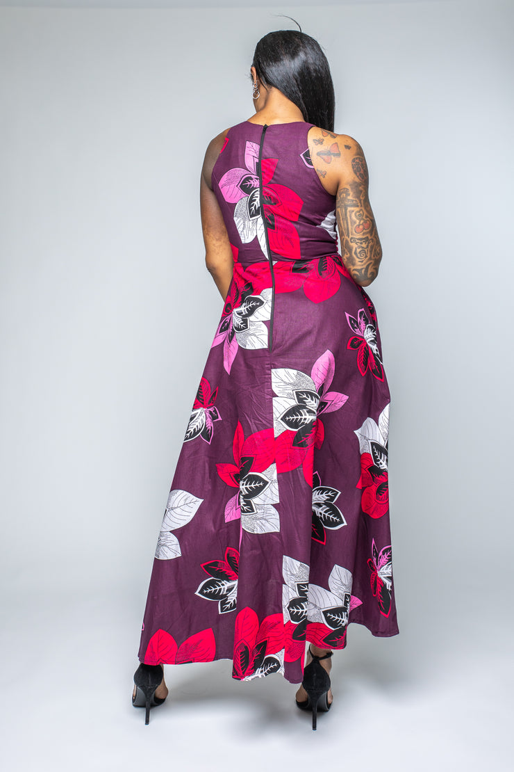 Deola African Print Dress